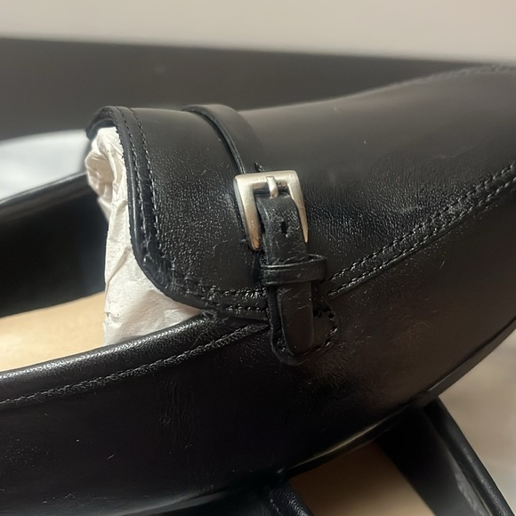NWOB Enzo Angiolini "Bernell" Side Buckle Loafers Black Sz 8.5M - Picture 8 of 9